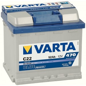 VARTA BLUE 12V/52Ah (C22)